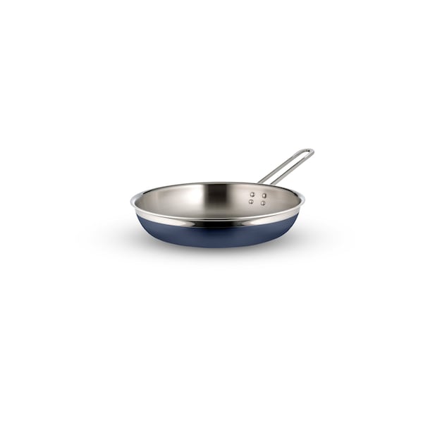 Bon Chef Country French 2 Saute Pan/Skillet-Long Hndle No Cov 11"X2 1/8" 2 Qt 12 Oz - Cobalt Blue 71308-CF2-CB - main